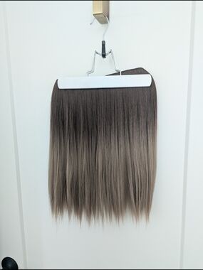 Neutral Ash Brown Halo Extension - Women Hair
